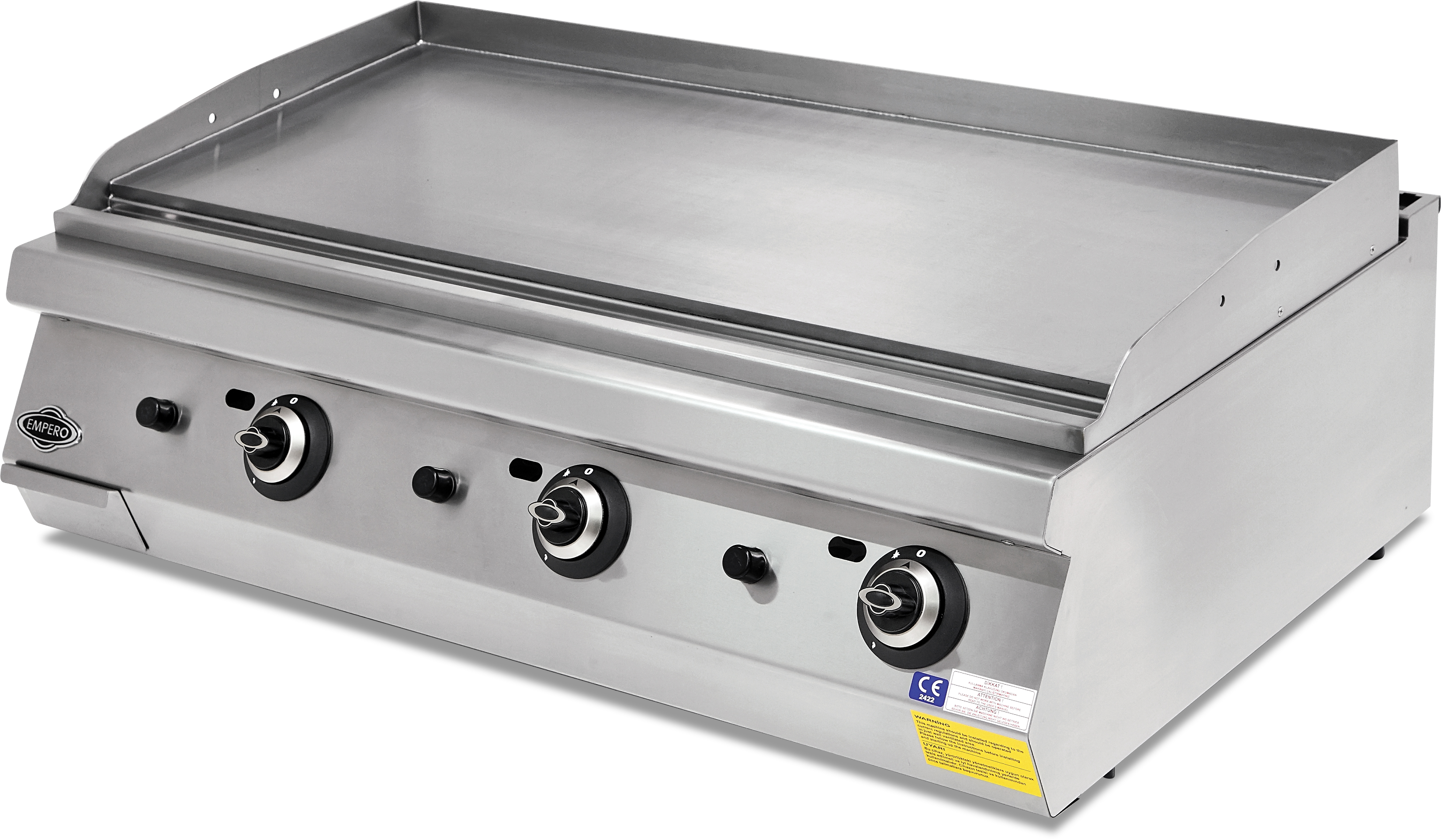 Gas Grill-Flach-Verchromt